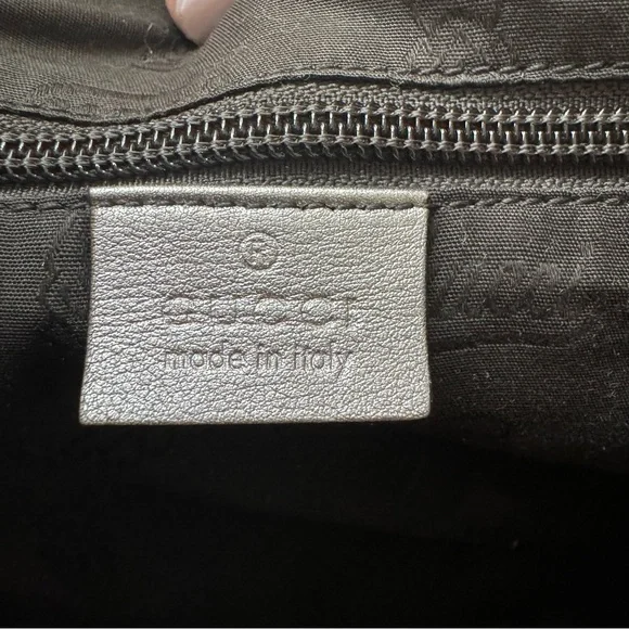Gucci Metallic Monogram Carry On Convertible Duffle